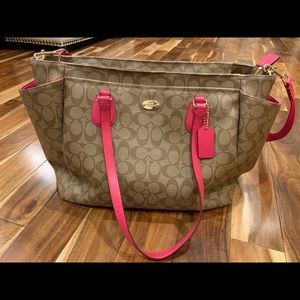Coach diaper bag
